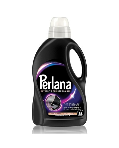 PERLANA LAVE-LINGE DÉTERGENT NOIR POUR FONCÉ ET NOIR 28 LAVAGES