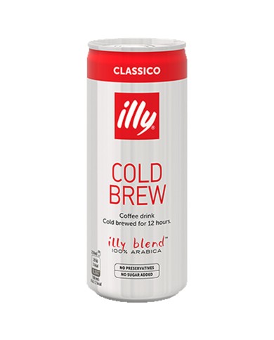 ILLY COLD BREW COFFEE DRINK CLASSIC ML.250 X 12 CANS