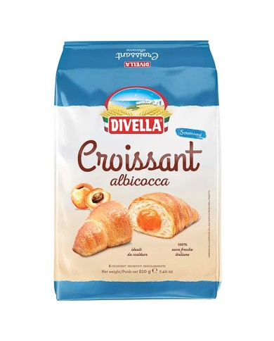 DIVELLA CROISSANT ALL'ALBICOCCA GR.210 X 5 PEZZI