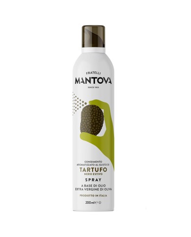 FRATELLI MANTOVA BLACK TRUFFLE SPRAY BASED ON EXTRA VIRGIN OLIVE OIL 200 ML