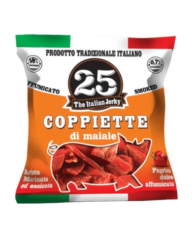 25 DE ITALIENSKA RYCKIGA PAREN AV FläSK MED RÖKT SÖT PAPRIKA GR.25