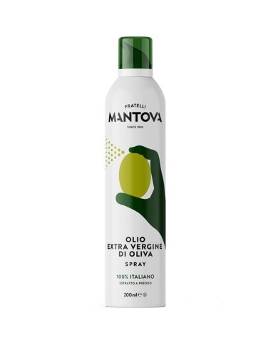 FRATELLI MANTOVA EXTRA VIRGIN OLIVE OIL SPRAY 100% ITALIAN 200 ML