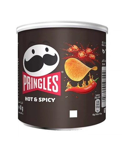 PRINGLES HOT KRYDDA CHIPS GR. 40 X 12 FÖRP