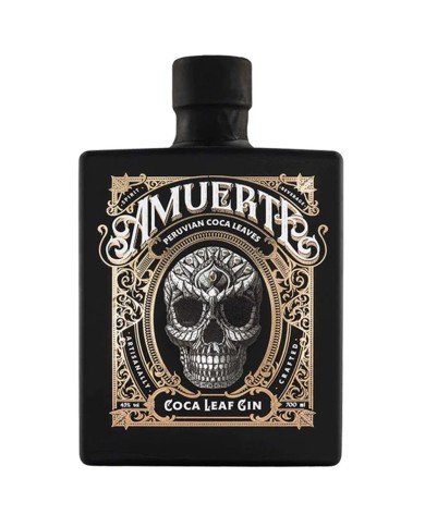 AMUERTE GIN HOJA DE COCA NEGRO LT.1