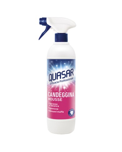 QUASAR DÉGRAISSANT À L'EAU DE JAVEL MOUSSE SPRAY ML.580