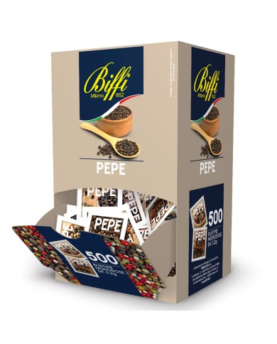 BIFFI PEPE IN SACHETS VOOR EENMALIG DOSIS 500 STUKS X 0,2 GR.