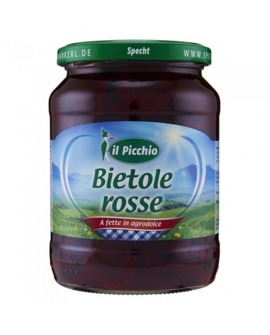 IL PICCHIO BIETOLE ROSSE A FETTE IN AGRODOLCE 670 GR.