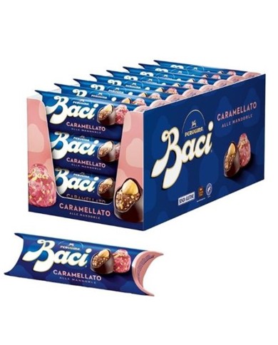 BACI PERUGINA AMANDES CARAMÉLISÉES PRÉSENTOIR GR. 37,5 X 21 PAQUETS