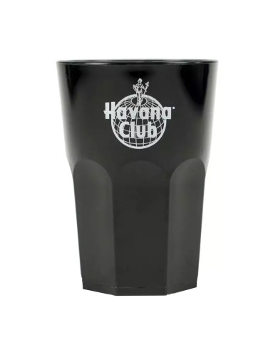 HAVANA CLUB SET 6 BICCHIERI NERI IN PLASTICA 40 CL.