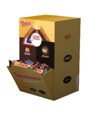 MARS-TWIX-SNICKERS DISPLAY MINIATURA KG.2