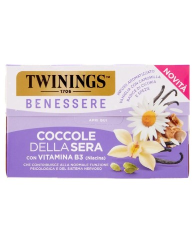 TWININGS WELLNESS KVÄLL CUDDLES 18 FILTER