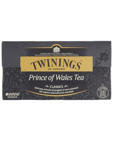 TWININGS THÉ PRINCE DE GALLES CLASSIQUE 25 FILTRES