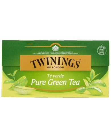 TWININGS PURE GREEN TEA 25 FILTER