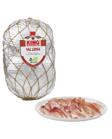 KING'S PROSCIUTTO CRUDO VAL LIONA A META' 3 KG. CIRCA