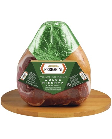 FERRARINI PROSCIUTTO CRUDO DOLCE RISERVA SENZA OSSO 5.8 KG CIRCA