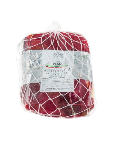 VIANI JAMBON CRU TRANCHE ENTIÈRE TUILE ENVIRON 5 KG