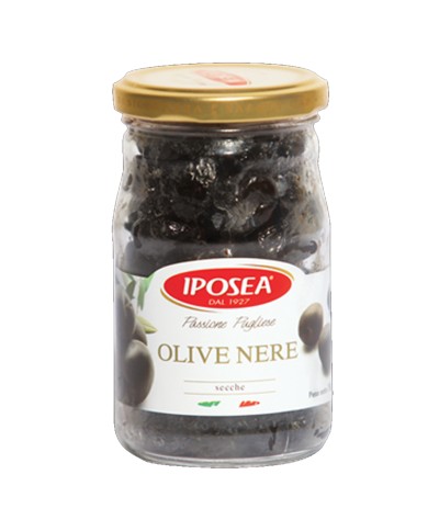 ACEITUNAS NEGRAS SECAS HYPOSEA 190 GR