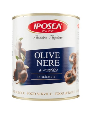 IPOSEA OLIVE NERE A RONDELLA IN SALAMOIA 3 KG