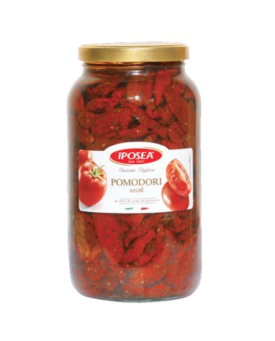 IPOSEA POMODORI SECCHI IN OLIO DI SEMI DI GIRASOLE ML.3100