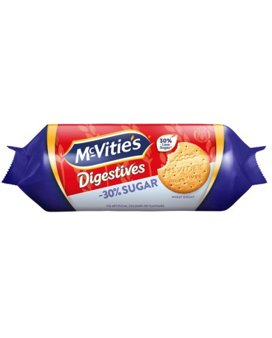 MCVITIE'S SPIJSVERTERINGSKOEKJES -30% SUIKER GR.300