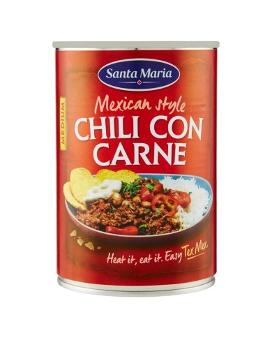 CHILE SANTA MARÍA CON CARNE ESTILO MEXICANO GR.410