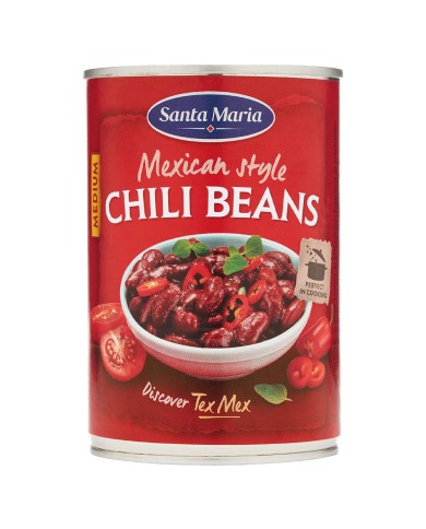 SANTA MARIA CHILI BEANS MEXICAN STYLE GR.410