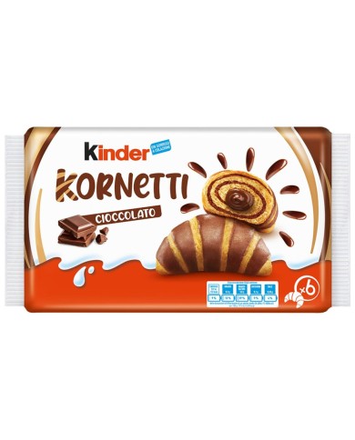 KINDER CHOCOLADE KORNS 6 STUKS