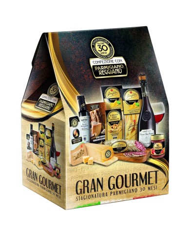 GIFTS PACKAGING GRAN GOURMET PARMESAN SEASONING 30 MONTHS 9 PIECES