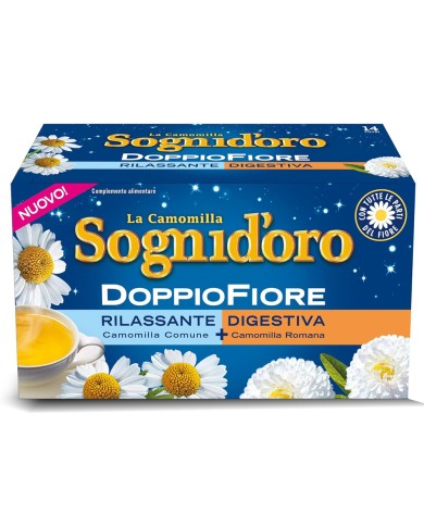 SOGNI D'ORO DOPPIOFIORE CAMOMILLA RILASSANTE DIGESTIVA 14 FILTRI