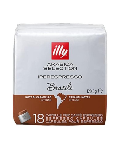 ILLY CAFFE' IN CAPSULE IPERESPRESSO BRASILE X 18 CAPSULE