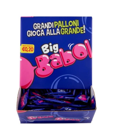 BIG BABOL TUTTI FRUTTI GOMME DA MASTICARE 200 PEZZI