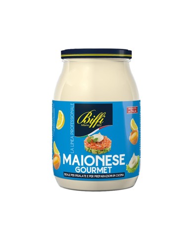 BIFFI GOURMET MAYONAISE IN GLAS 1 KG