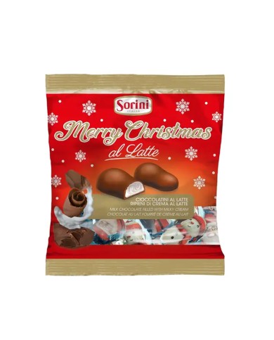 SORINI CIOCCOLATINI AL LATTE MERRY CHRISTMAS GR.105