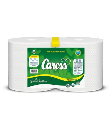 CARESS MEGAROLL CARRETE 2 CAPAS X 2 PIEZAS