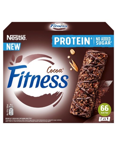 NESTLE' FITNESS BARRETTE DI CEREALI AL CACAO PROTEIN X 4 PEZZI