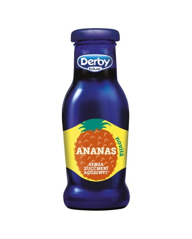 DERBYBLÅ ANANAS JUICE UTAN SOCKER 200ML X 24 FLASKAR