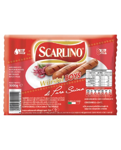 SCARLINO PURE PORK SAUSAGE BOYS KG.1