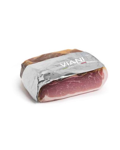 VIANI JAMBON CRUS EN TRANCHES À MI-CUISSE ENVIRON 2,9 KG.