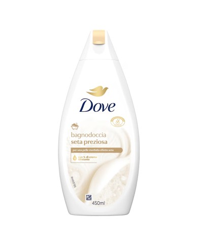 BAIN DOUCHE EN SOIE PRÉCIEUSES DOVE 750 ML.