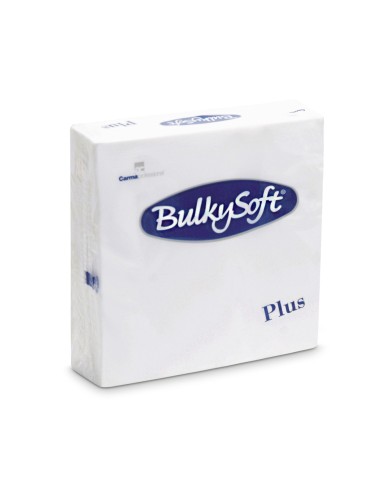 BULKYSOFT SERVETTEN PLUS WIT 38 X 38 X 40 STUKS