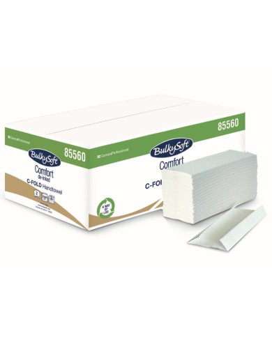 BULKYSOFT ASCIUGAMANI C FOLD 2 VELI 23 X 31 CM X 20 PEZZI