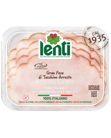 LENTI GRAN FESA VOM GEBRATENEN PUTEN 100% ITALIENISCHES FLEISCH TELLER GR.100