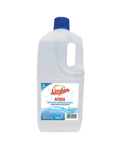 AGUA DESMINERALIZADA PURIFICADA LINDOR LT.2