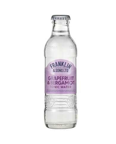 FRANKLIN TONIC WATER RÓŻOWY GREJPFRUT I BERGAMOTKA ML.200 X 24 SZTUKI