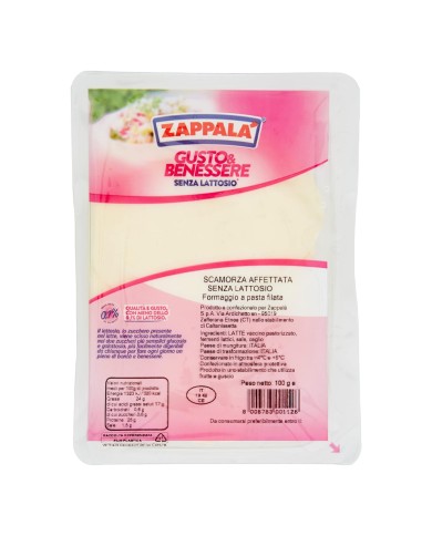 ZAPPALA' SCAMORZA SLICED LACTOSE FREE GR.100