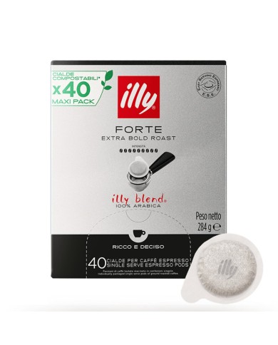 CAFÉ ILLY TOSTADO FUERTE EN CÁPSULAS ESE 44 MM X 40 PIEZAS