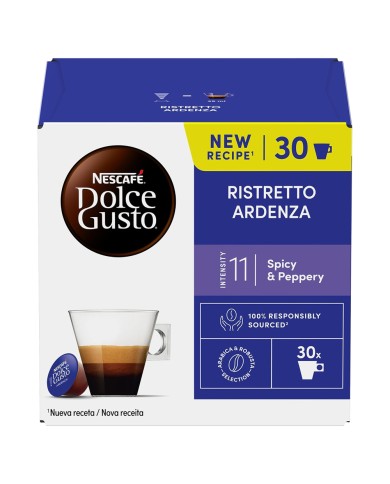 CÁPSULAS NESCAFE DOLCEGUSTO ESPRESSO ARDENZA X 30 UNIDADES