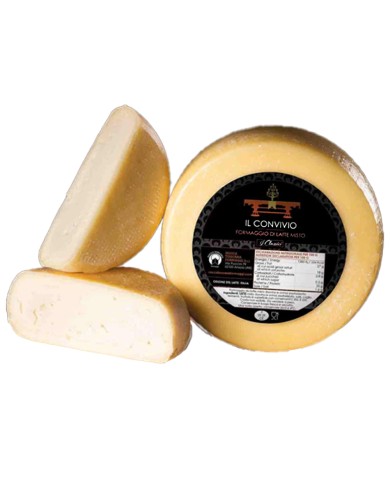 ROCCA TOSCANA FORMAGGIO IL CONVIVIO LATTE MISTO CACIOTTONE CIRCA 3 KG.