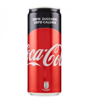 COCA COLA CERO LATA ELEGANTE 24 X 33 CL