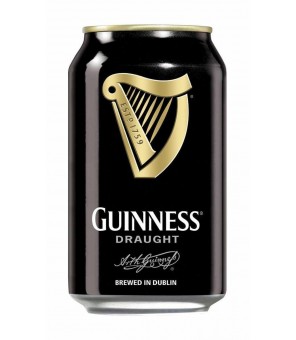 BOTE DE CERVEZA GUINNESS DRAFT 24 X 33 CL